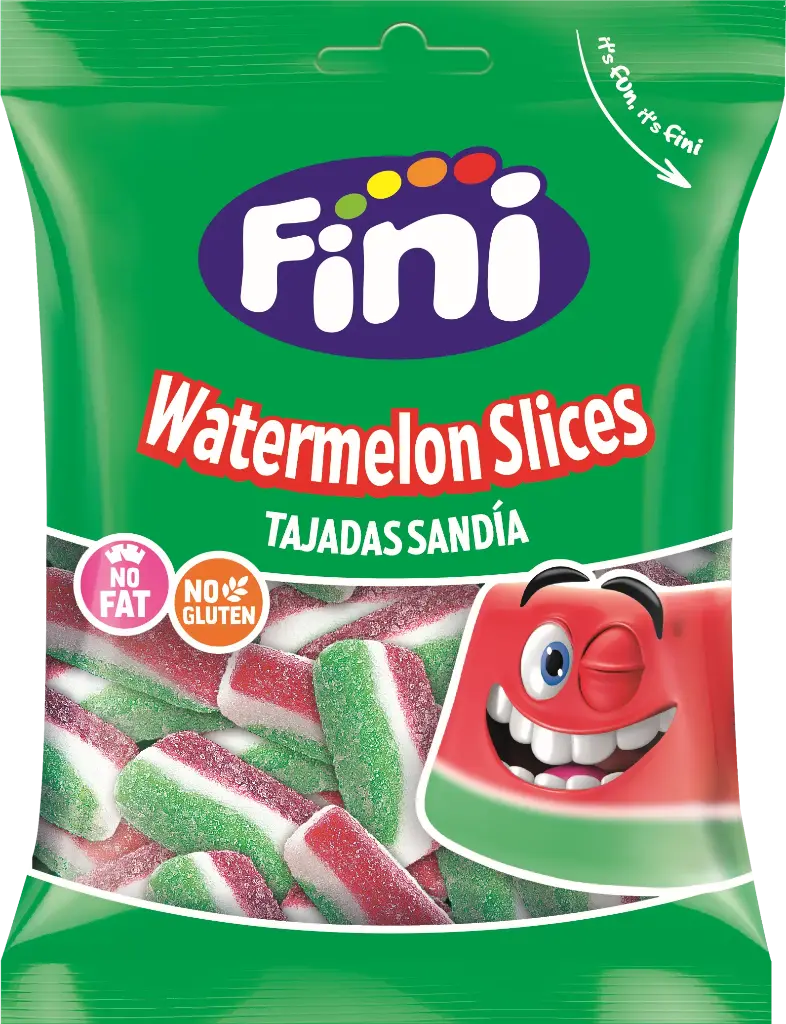 FINI JELLY SOUR WATERMELON SLICES 90GM