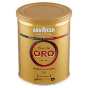 LAVAZZA 250g Oro Ground Coffee Metal Box