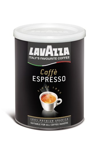 LAVAZZA 250g Espresso Ground Coffee Metal Box