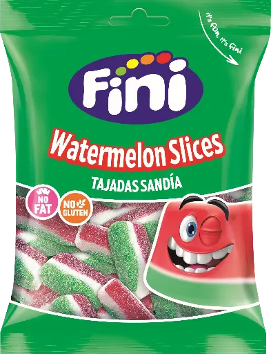 FINI JELLY SOUR WATERMELON SLICES 90GM