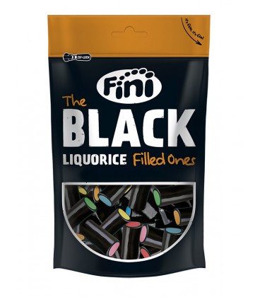 FINI BLACK LIQUORICE FILLED ONES X180G 